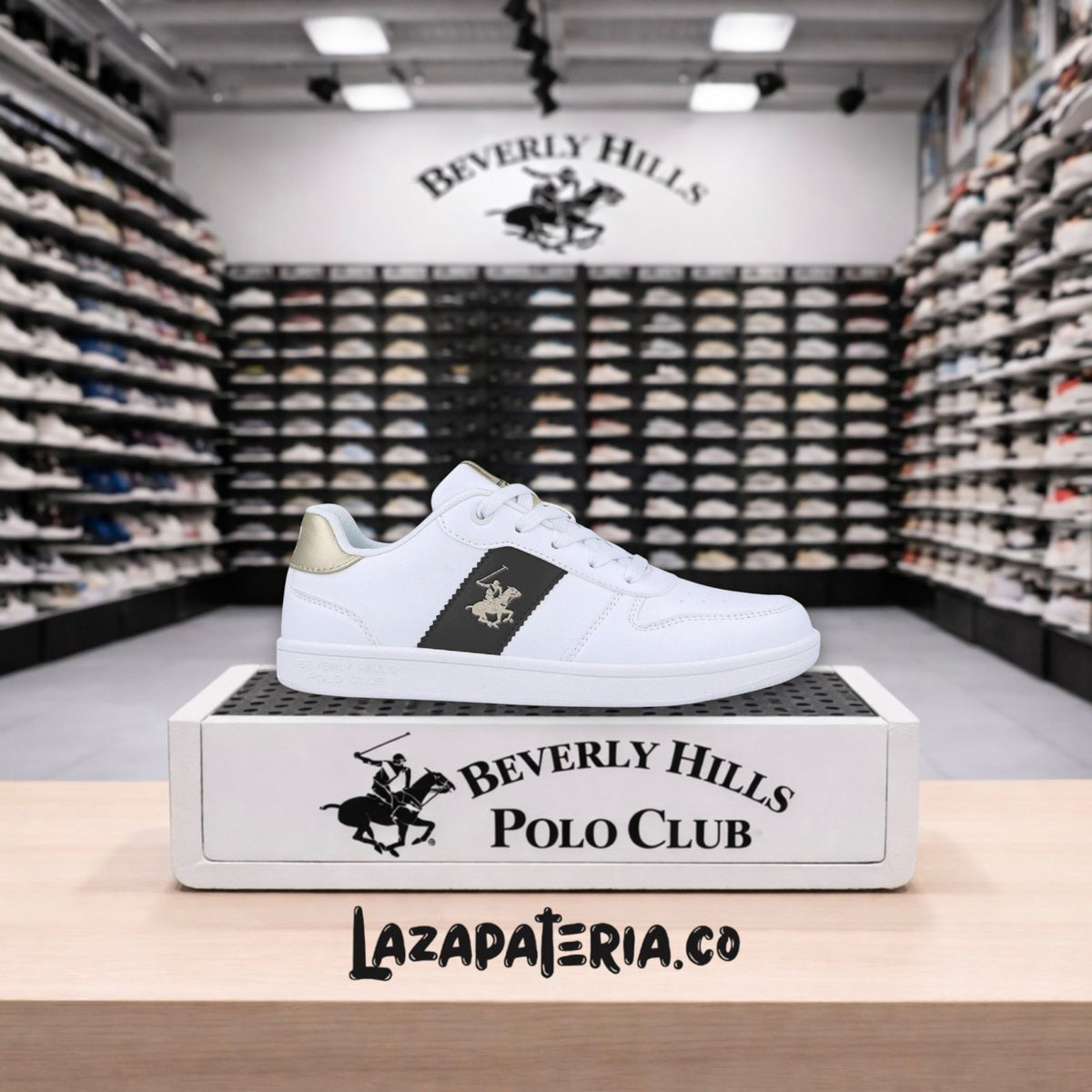 Zapatos Polo Blanco para mujer