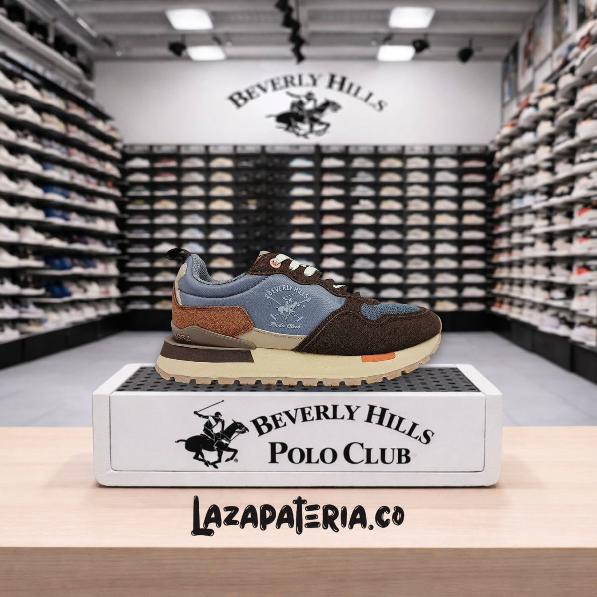 Zapatos Polo Gris para hombre