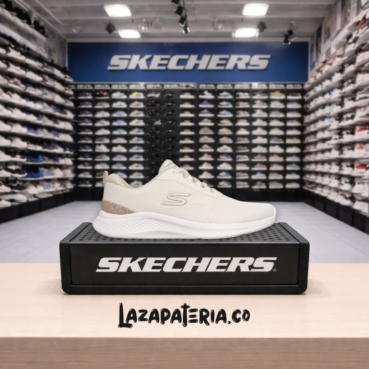 Tenis Skechers Skech-Lite Pro Beige para mujer