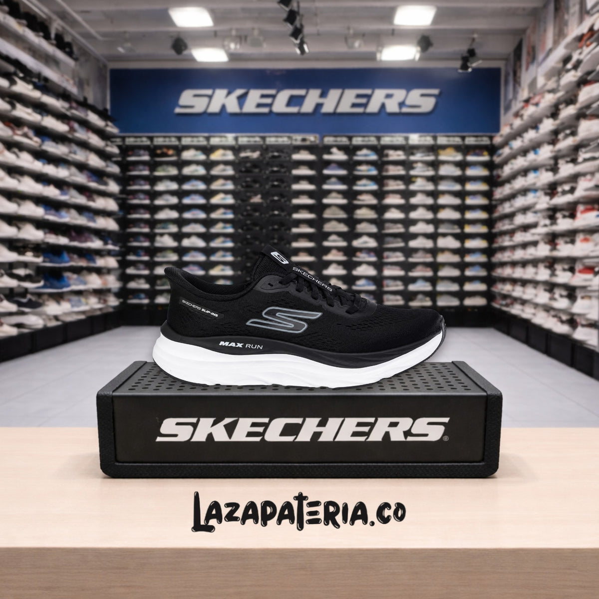 Tenis Skechers Slip-ins Negro para hombre