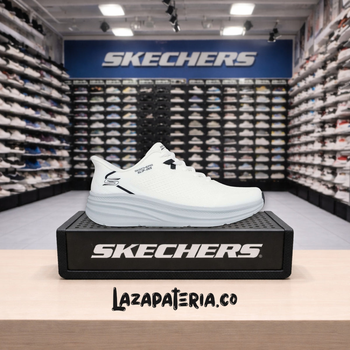 Tenis Skechers Slip-ins Blanco para hombre