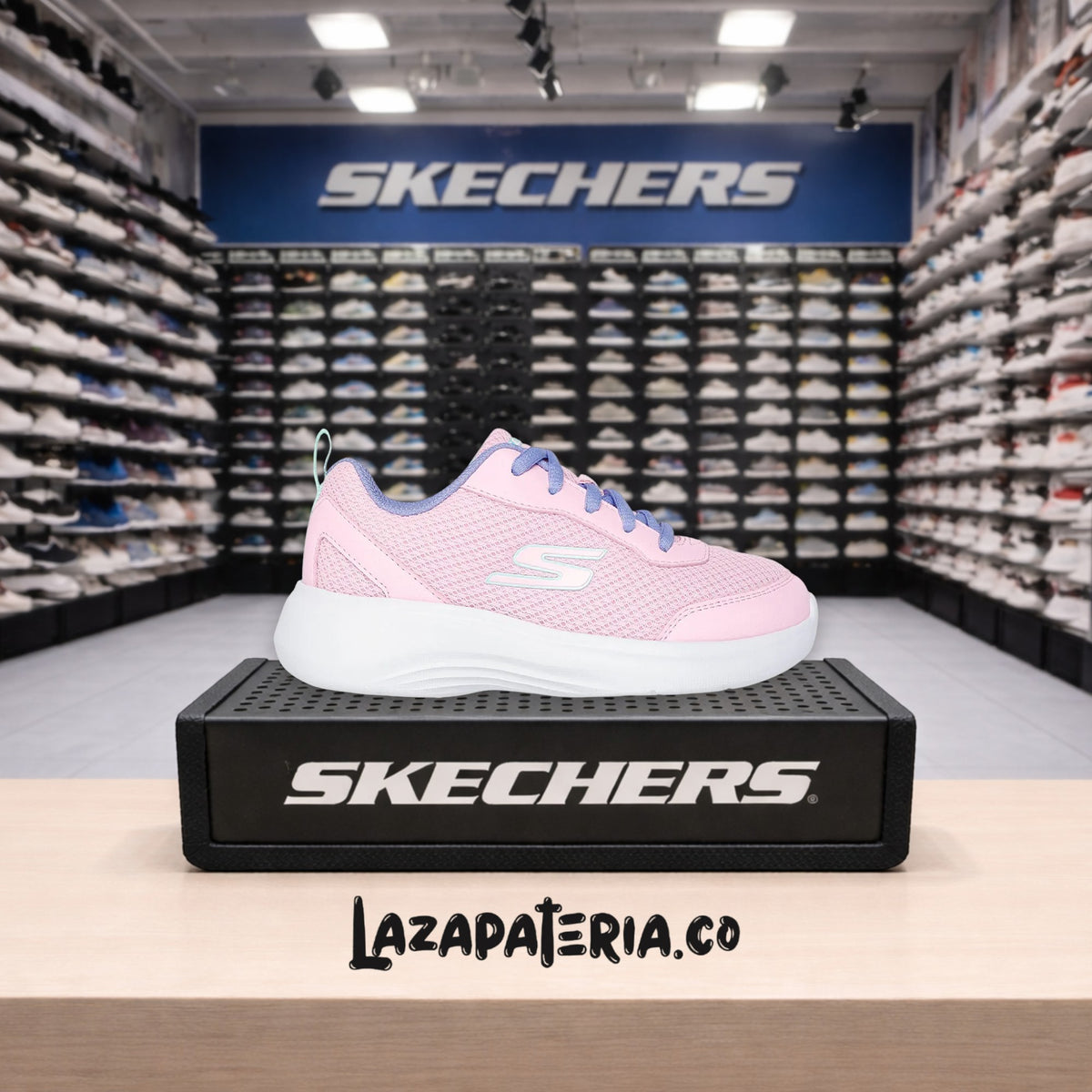 Tenis Skechers Selectors Rosado para niña