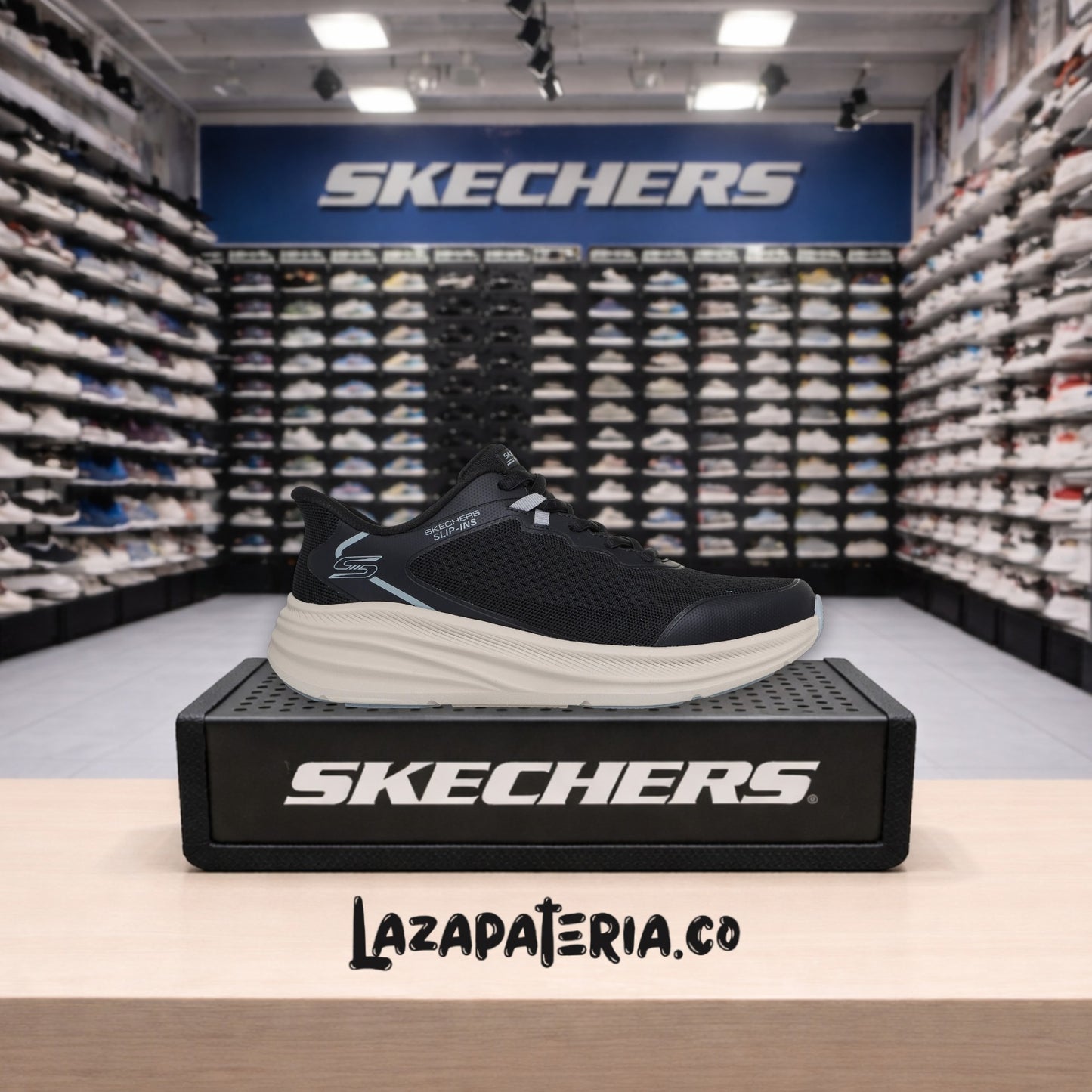 Tenis Skechers Slip-ins Negro para hombre
