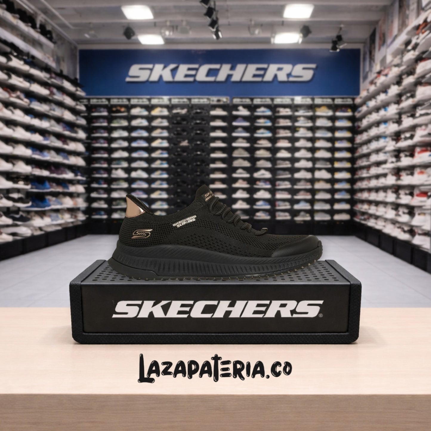 Tenis Skechers Slip-ins Negro para mujer