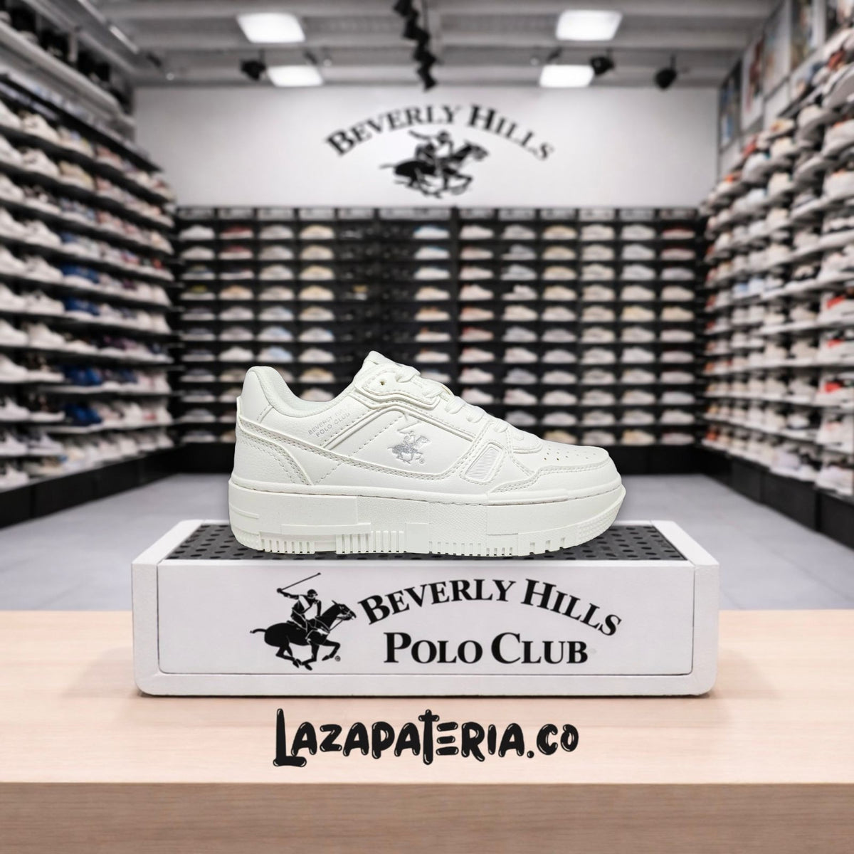 Zapatos Polo Blanco para mujer