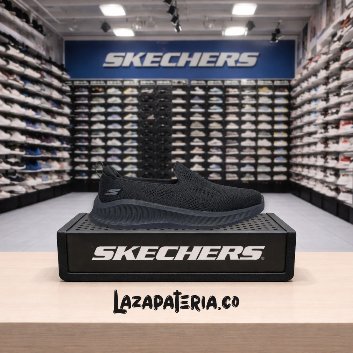 Tenis Skechers GO Walk Negro para mujer