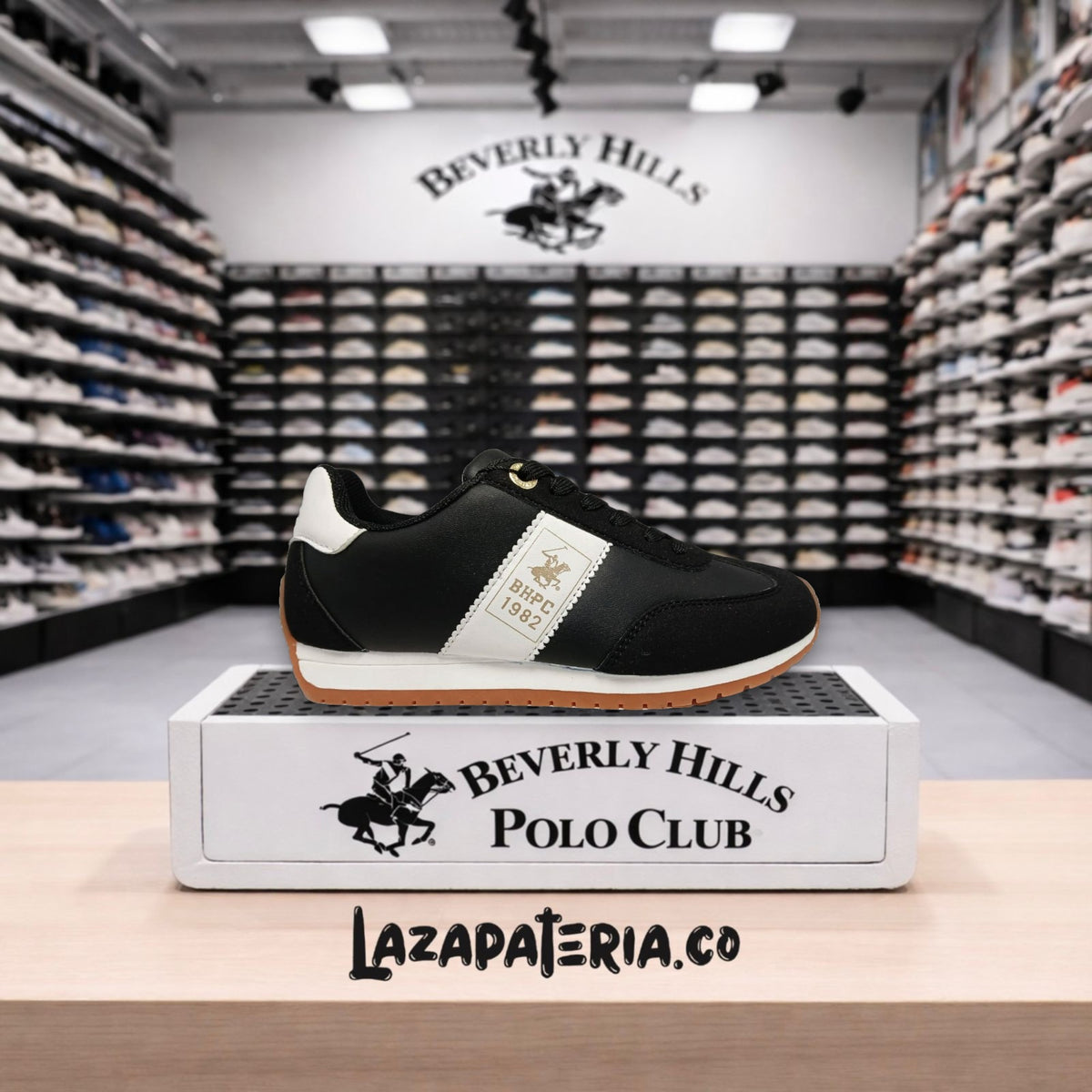 Zapatos Polo Negro para mujer