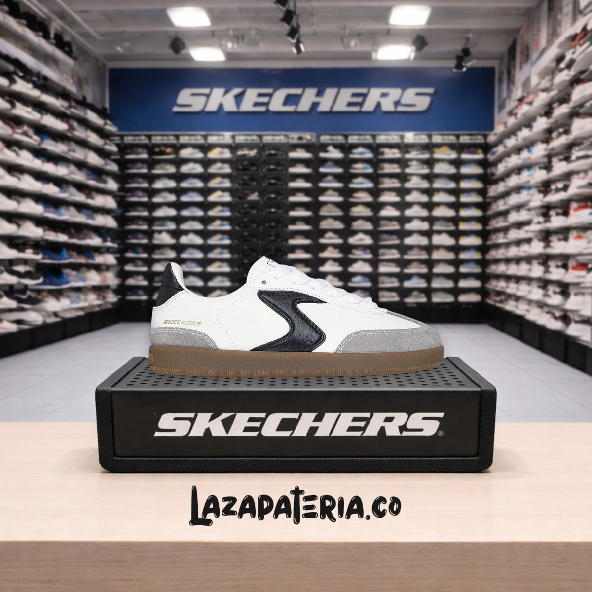 Tenis Skechers Hotshot Blanco para niño