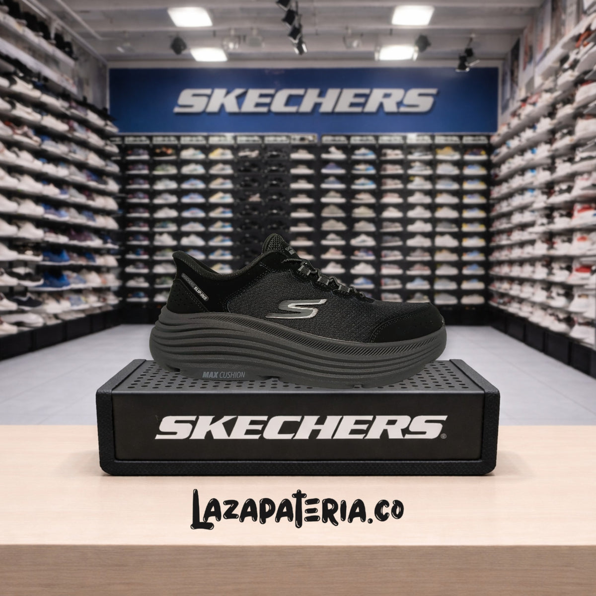 Tenis Skechers Slip-ins Negro para mujer