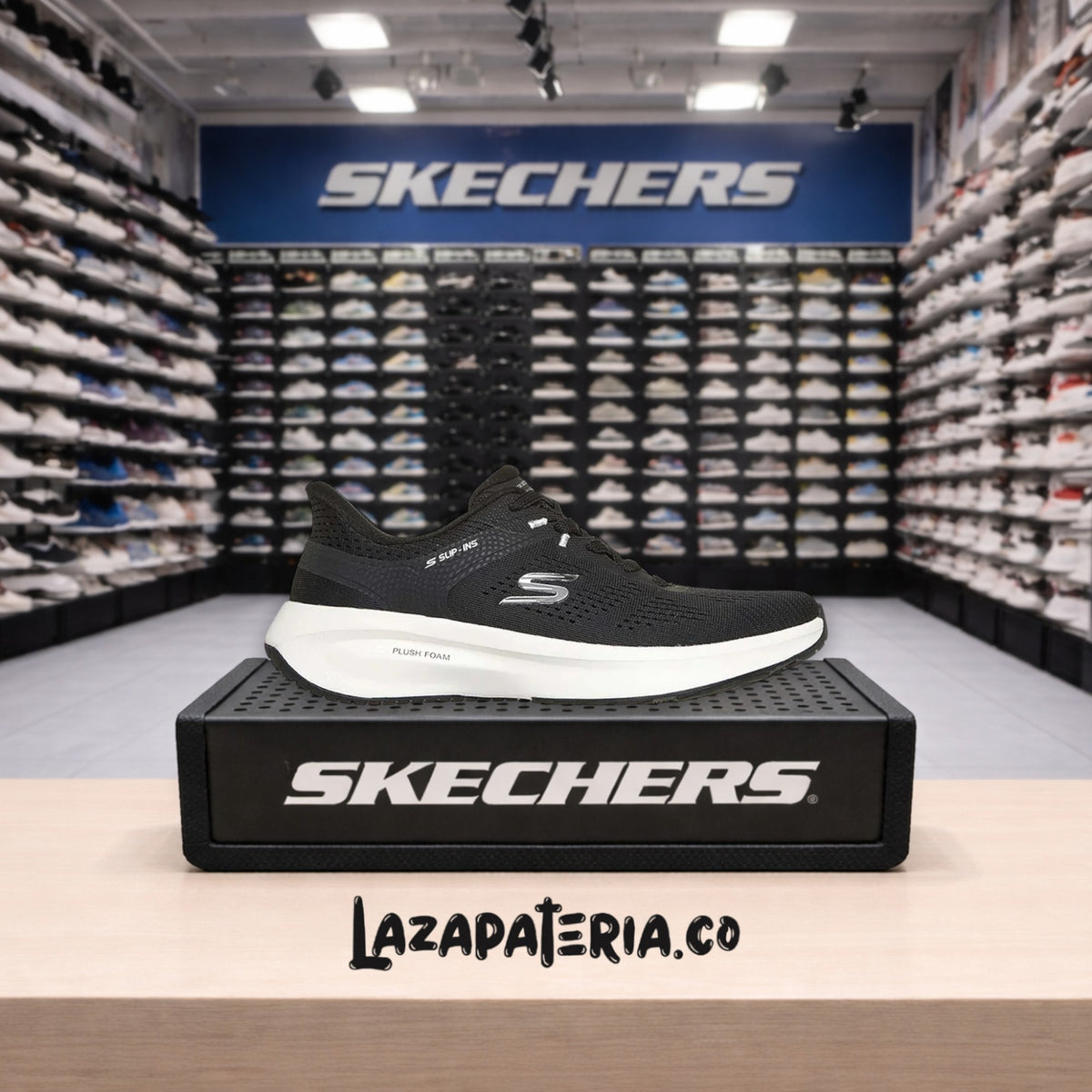 Tenis Skechers Slip-ins Negro para mujer