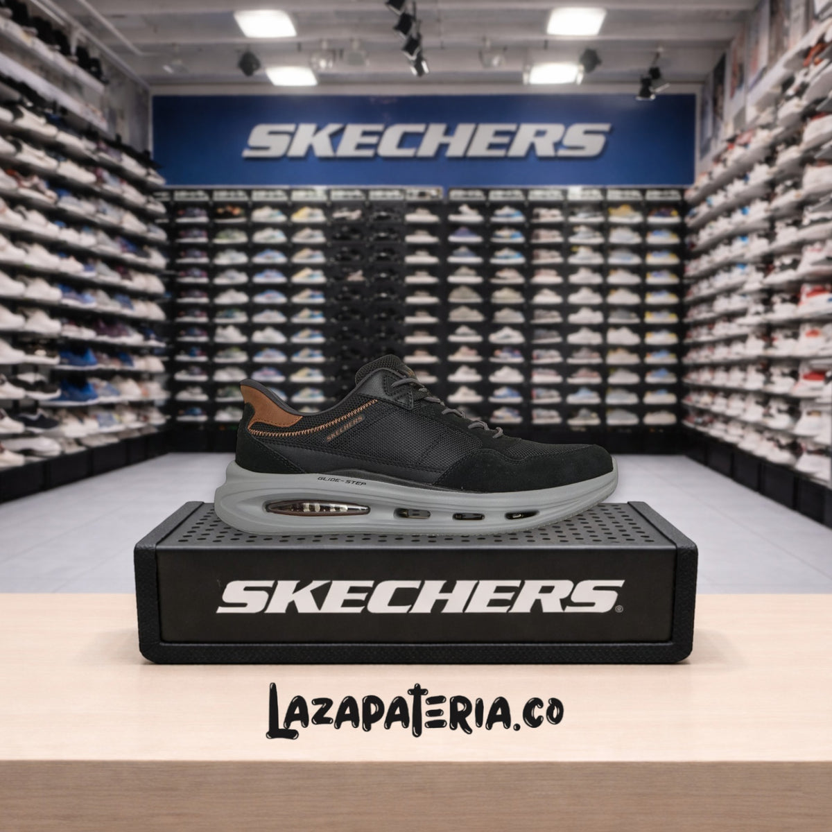 Tenis Skechers Slip-ins Negro para hombre