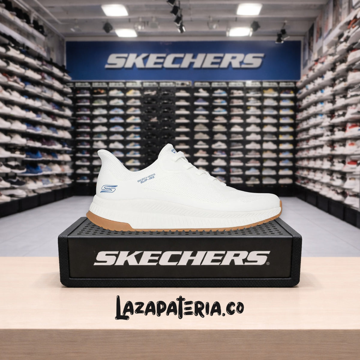 Tenis Skechers Slip-ins Blanco para hombre