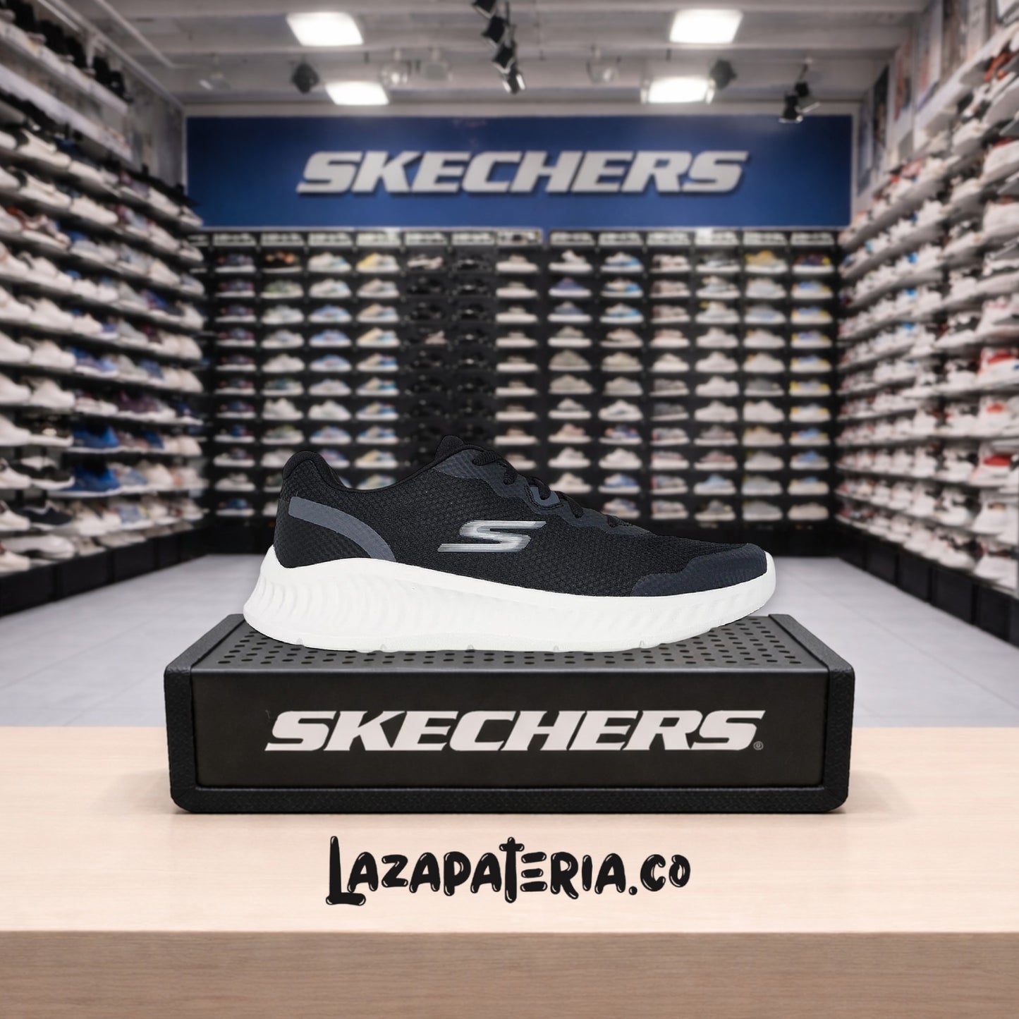 Tenis Skechers GO Walk Now Negro para hombre