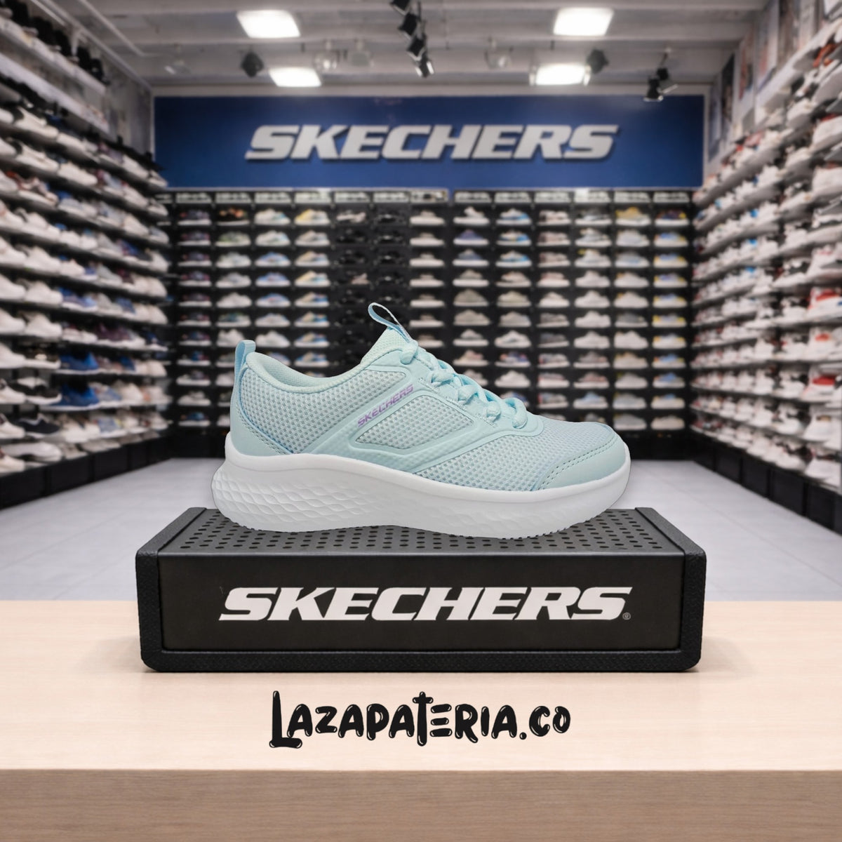 Tenis Skechers Skech-Lite Pro Verde para niña
