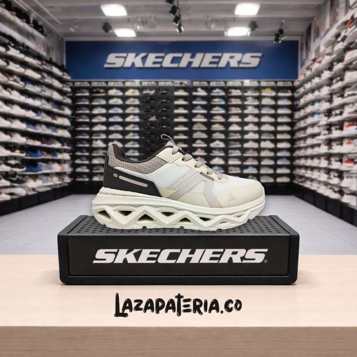 Tenis Skechers Beige para toda la familia