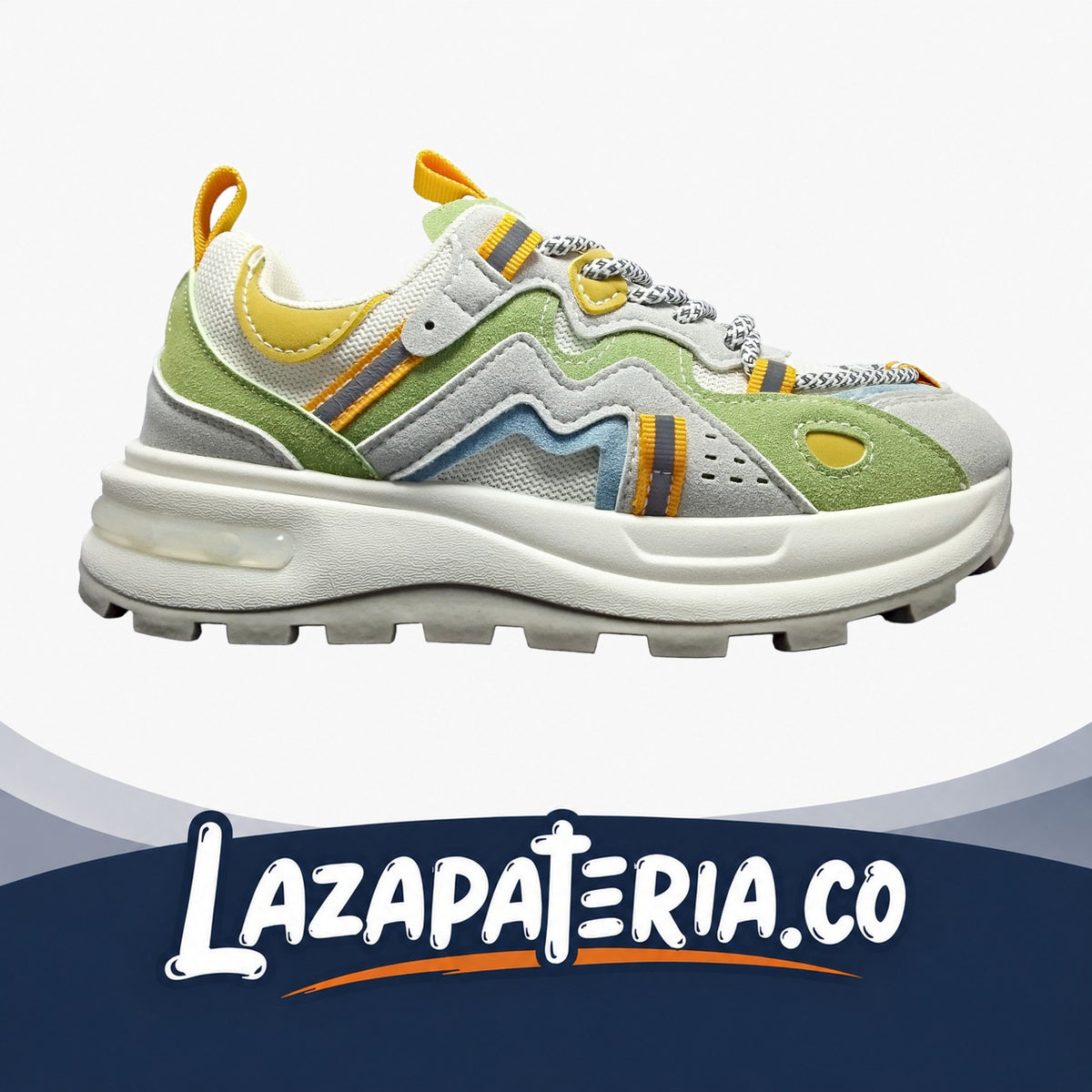 Zapatos Super Chunkys Verde para mujer