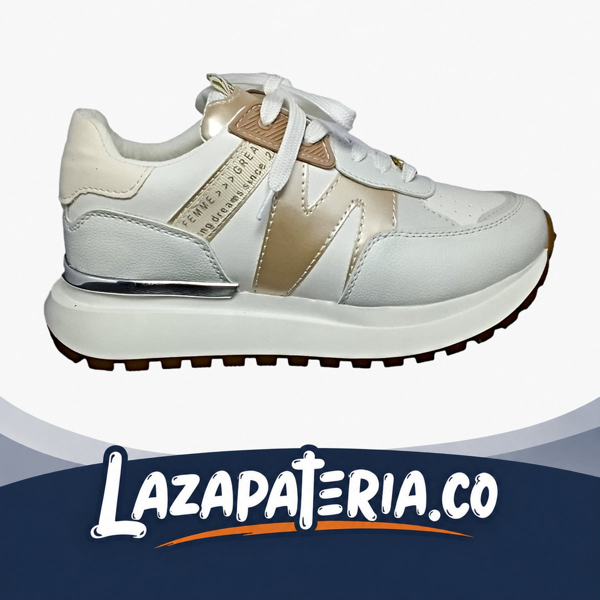 Zapatos Super Chunkys Blanco para mujer