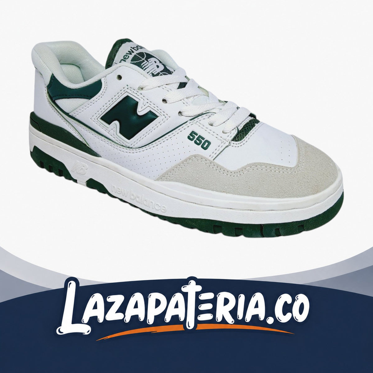 Tenis New 550 Balance Unisex Blanco, vista 2