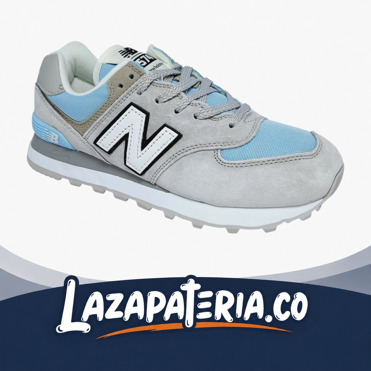 Tenis New 574 Balance Unisex Gris, vista 2