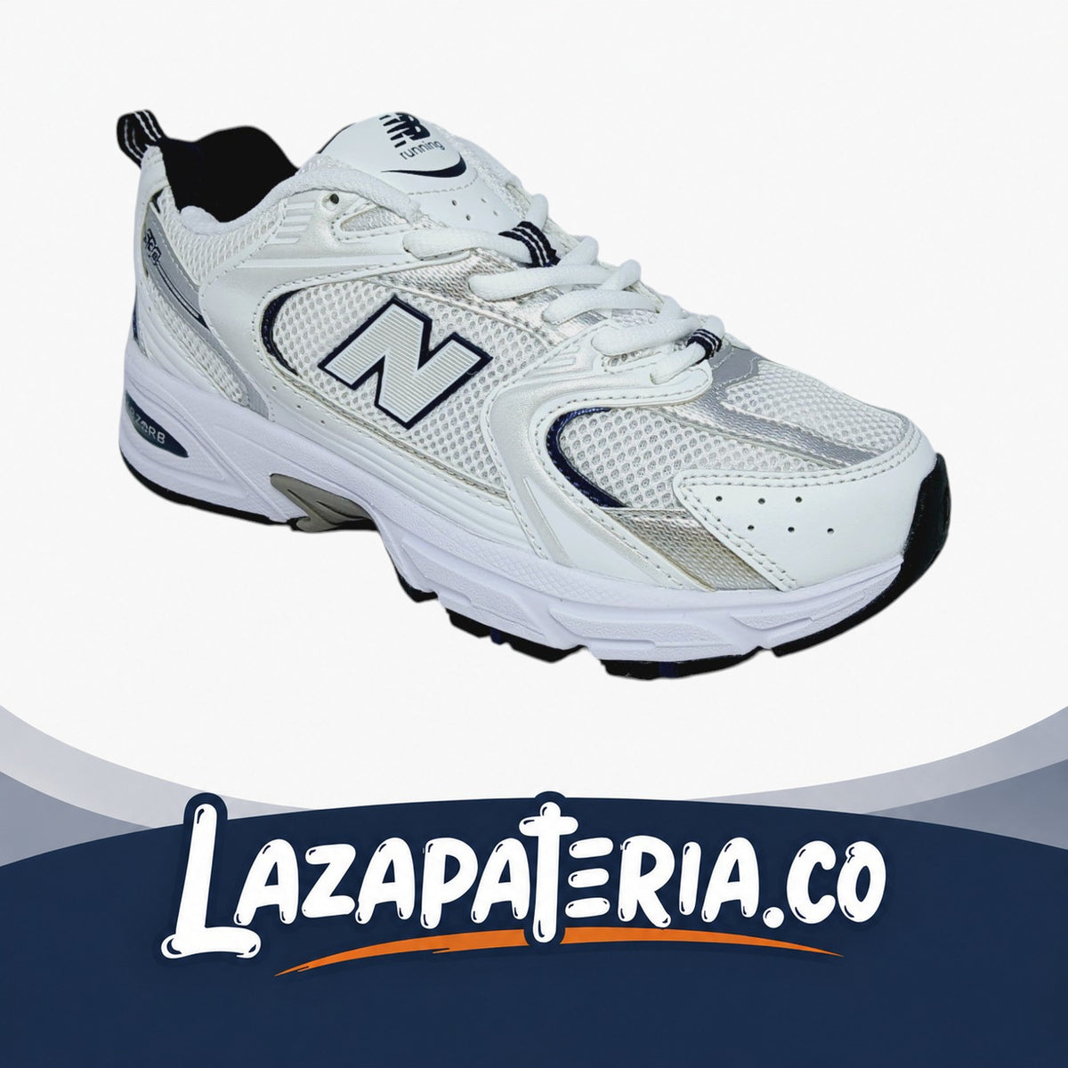 Tenis New 530 Balance Unisex Blanco, vista 2