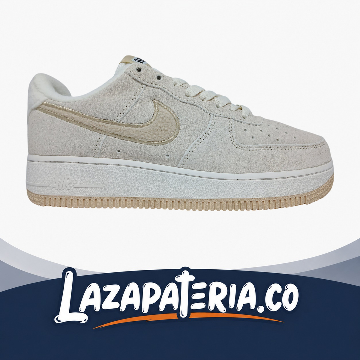 Tenis Nike Air Force 1 Beige para mujer