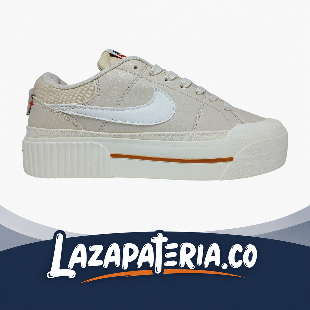 Tenis Nike Court Legacy Beige para mujer