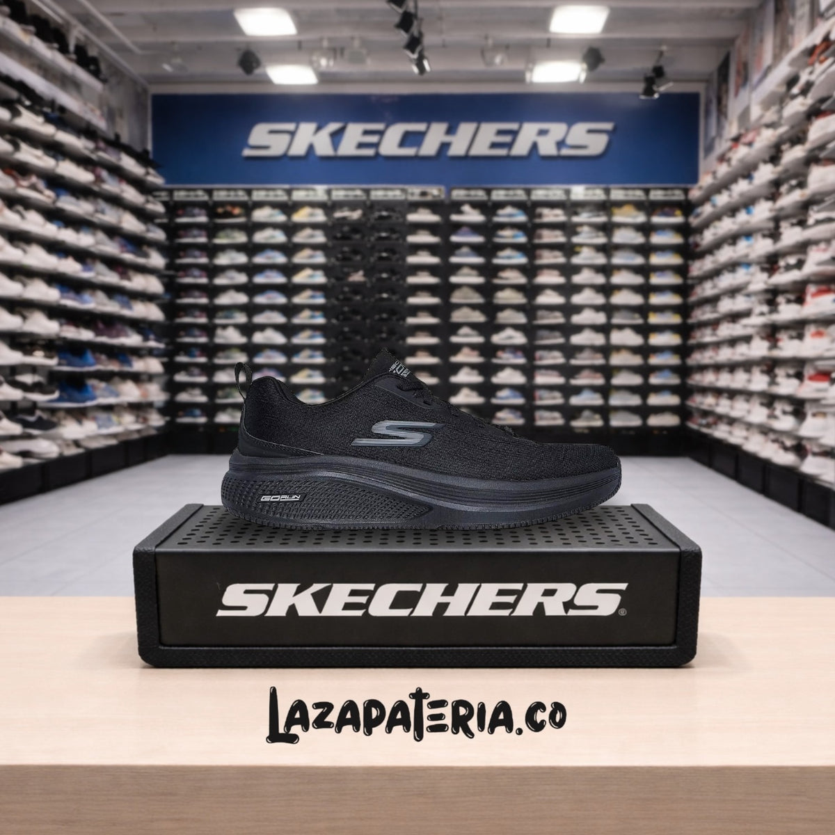 Tenis Skechers GOrun Elevate Negro para hombre