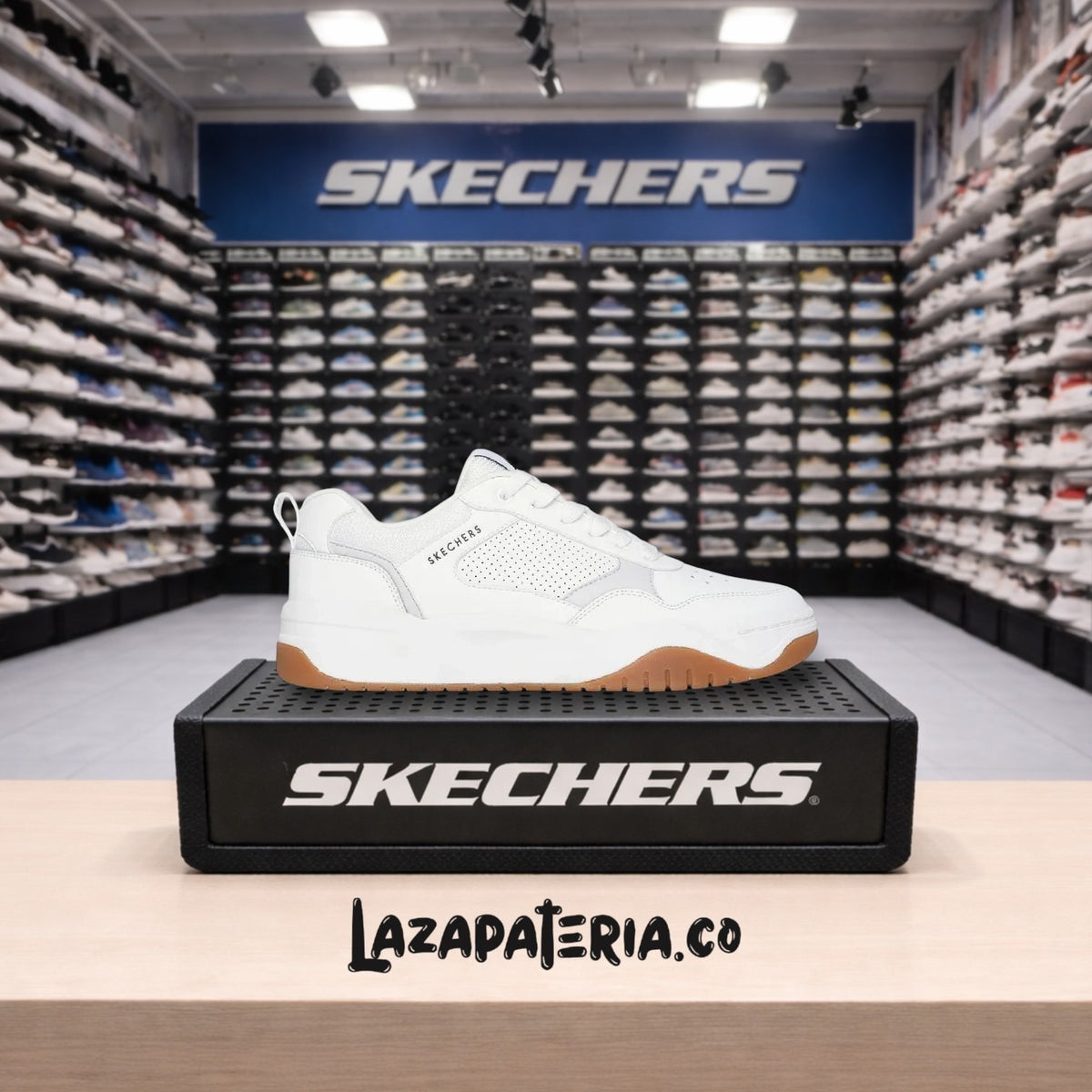 Tenis Skechers Street Odyssey Blanco para hombre