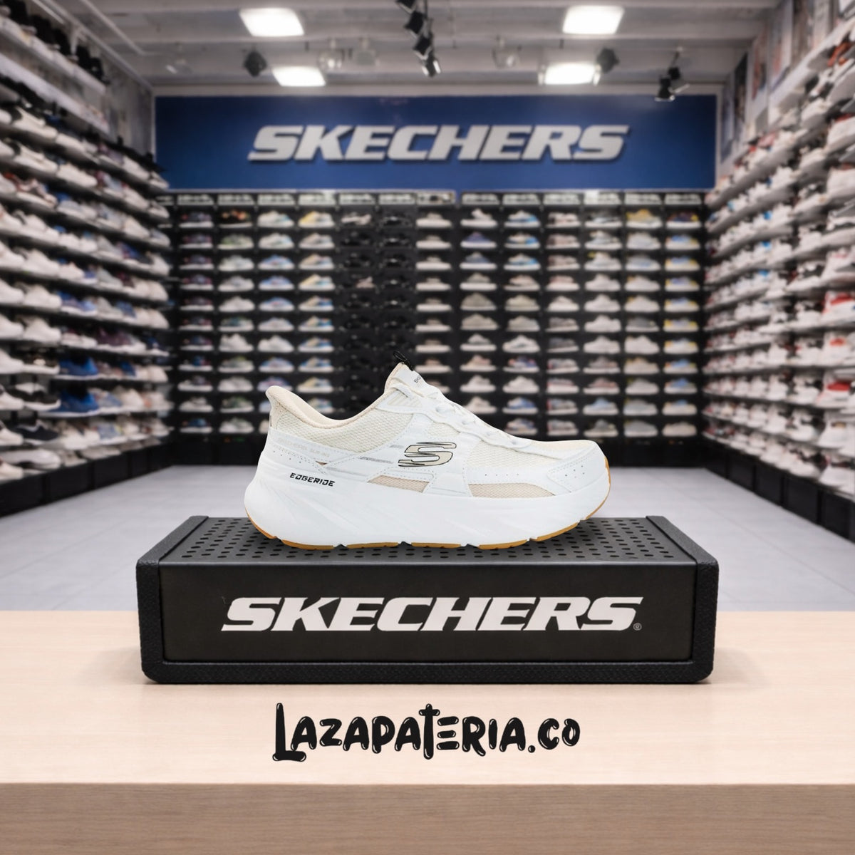 Tenis Skechers Edgeride Blanco para mujer