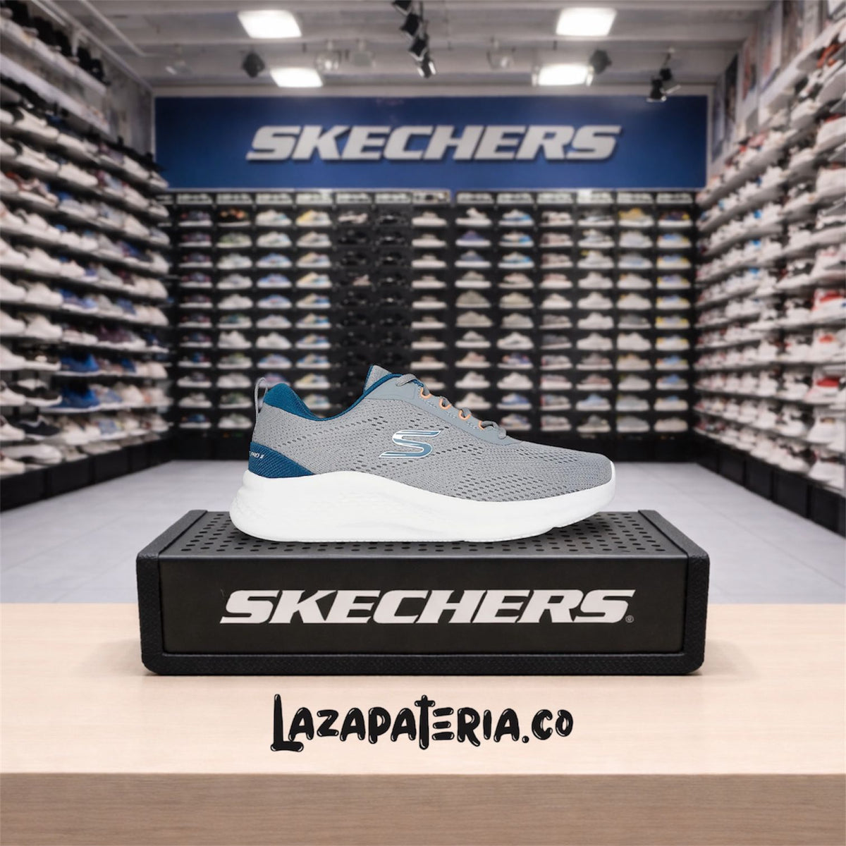 Tenis Skechers Skech-Lite Pro Gris para hombre