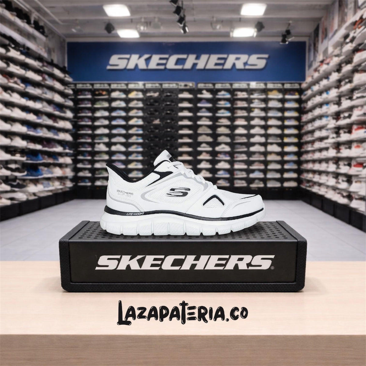 Tenis Skechers Slip-ins Blanco para hombre