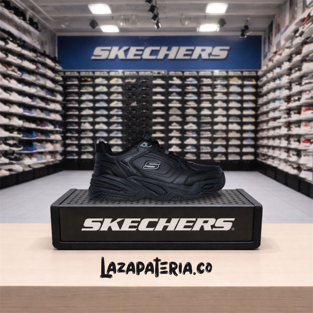 Tenis Skechers Durham Negro para hombre