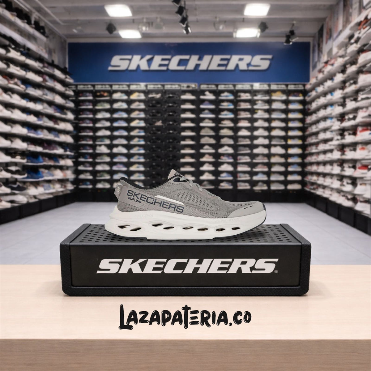 Tenis Skechers Slip-ins Beige para hombre