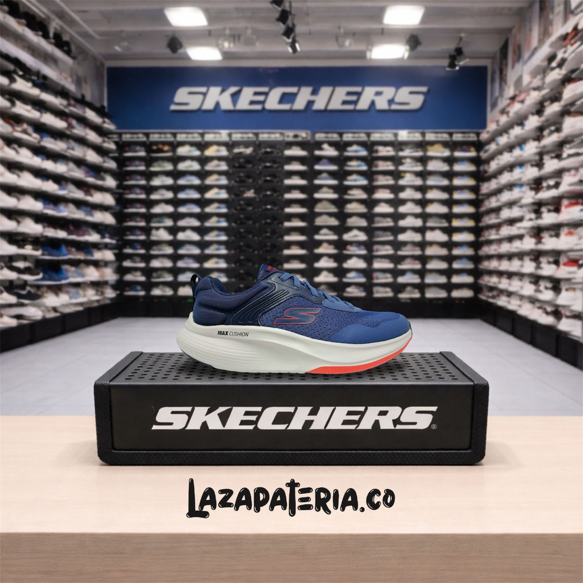Tenis Skechers GO Walk Azul Navy para hombre