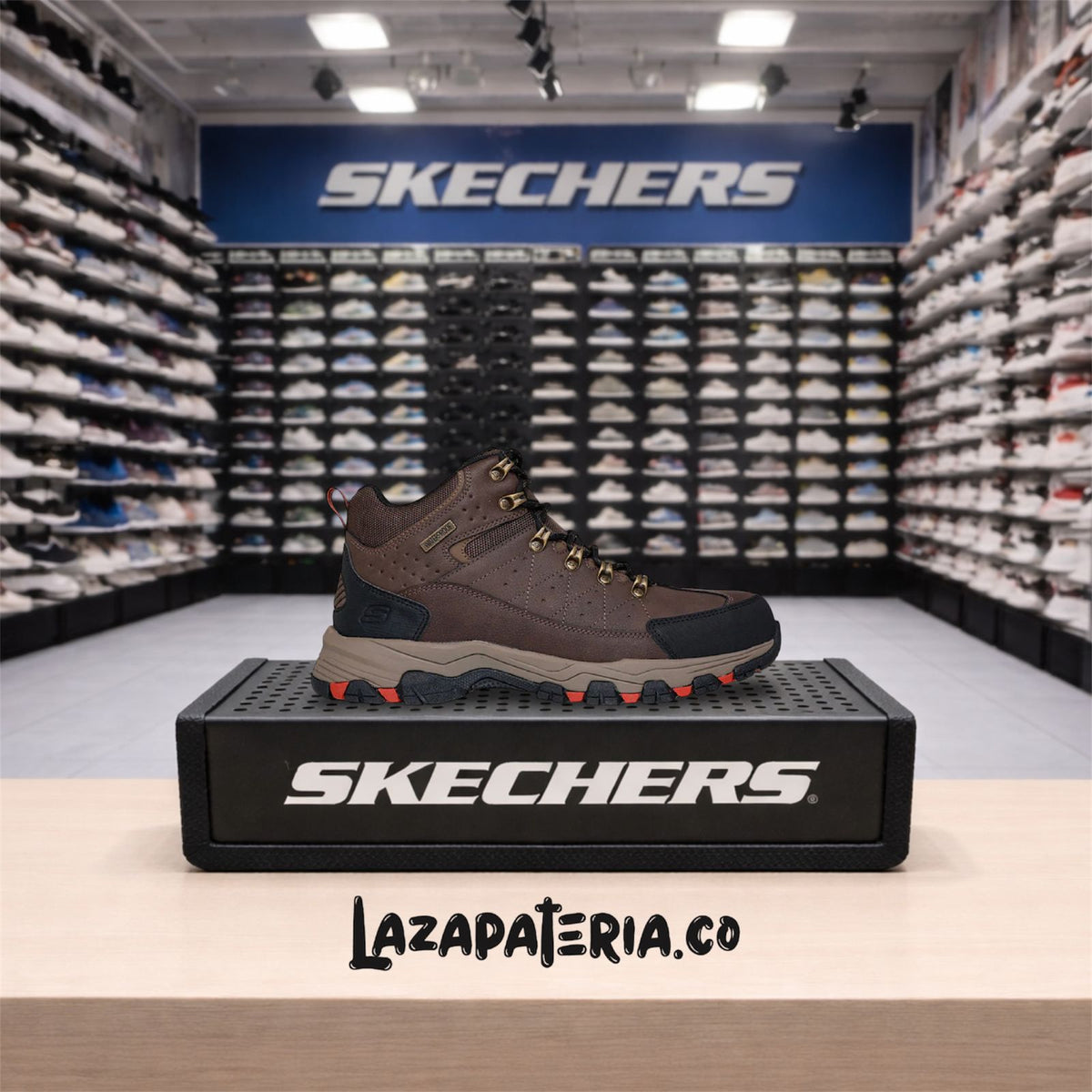 Botas Skechers Selmen Café para hombre