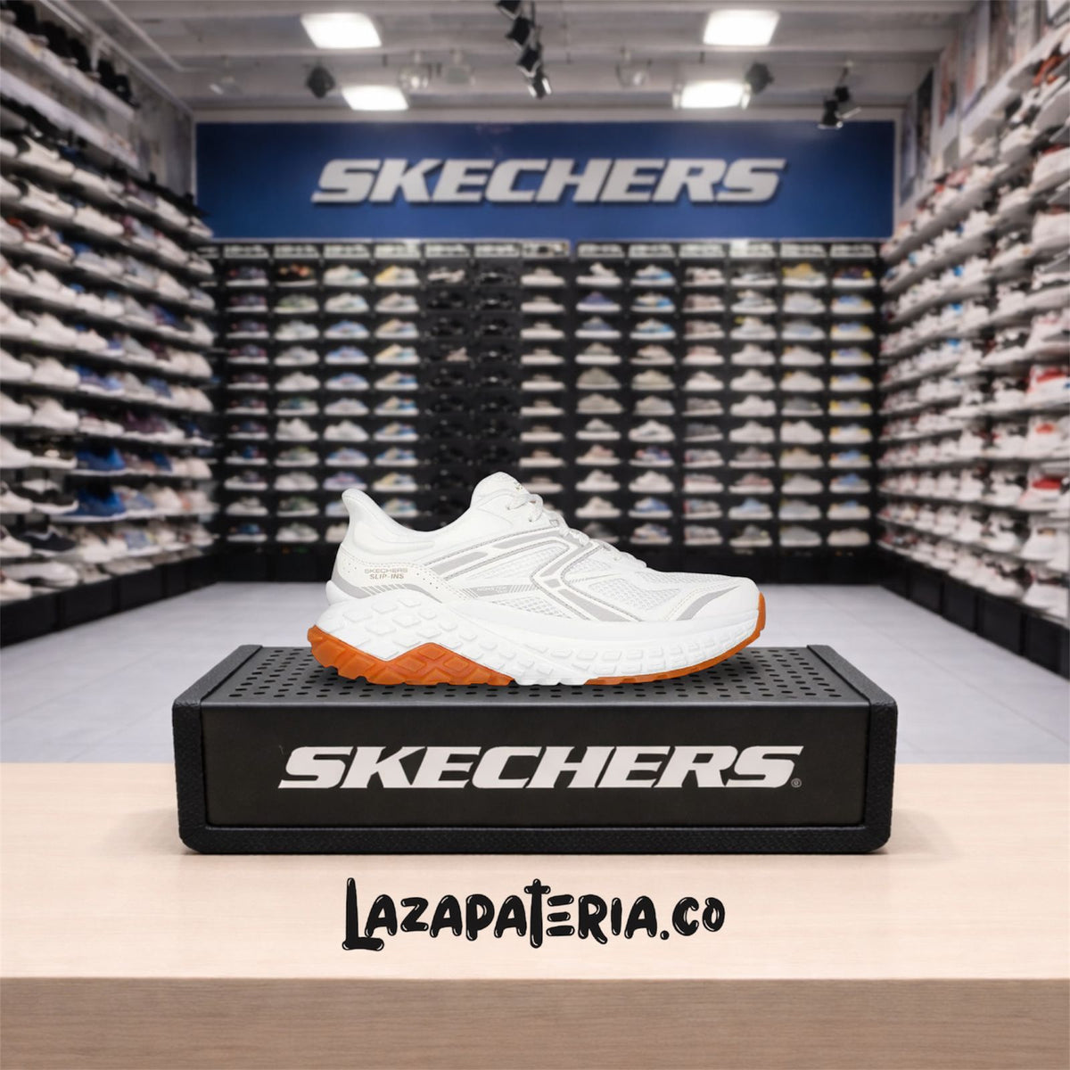 Tenis Skechers Slip-ins Blanco para hombre