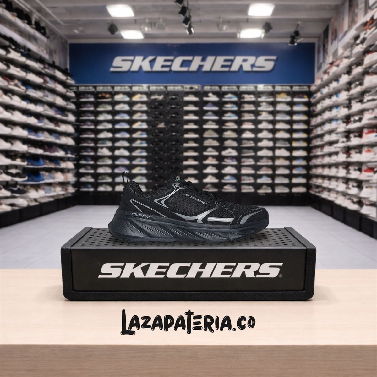 Tenis Skechers Relaxed Fit Negro para hombre