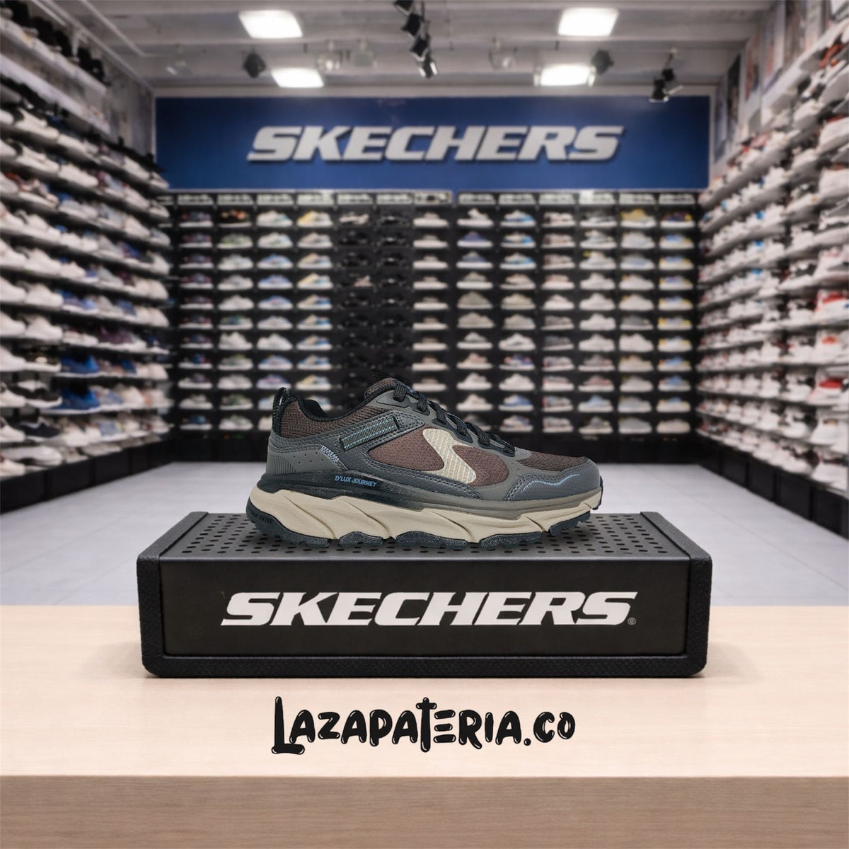 Tenis Skechers D'Lux Journey Multicolor para hombre