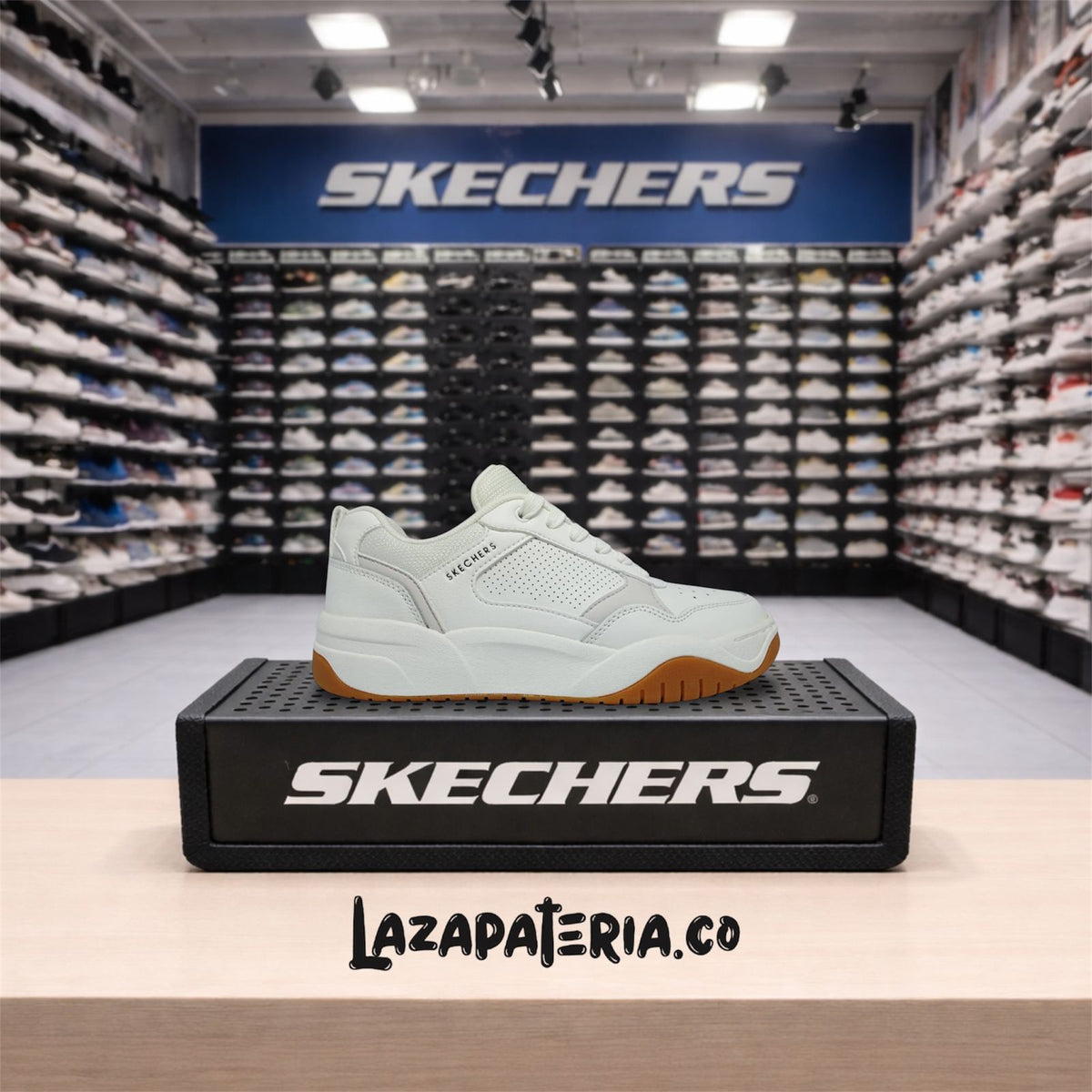 Tenis Skechers Street Boleo Blanco para hombre