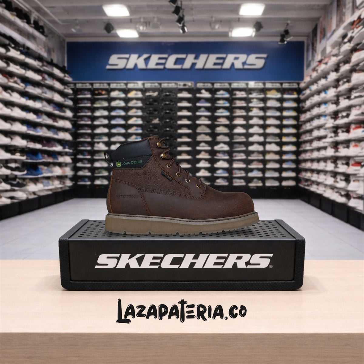 Botas Skechers Flex-Wedge Ranger Café para hombre