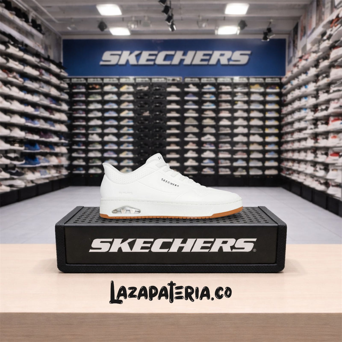Mocasines Skechers Slip-ins Blanco para hombre