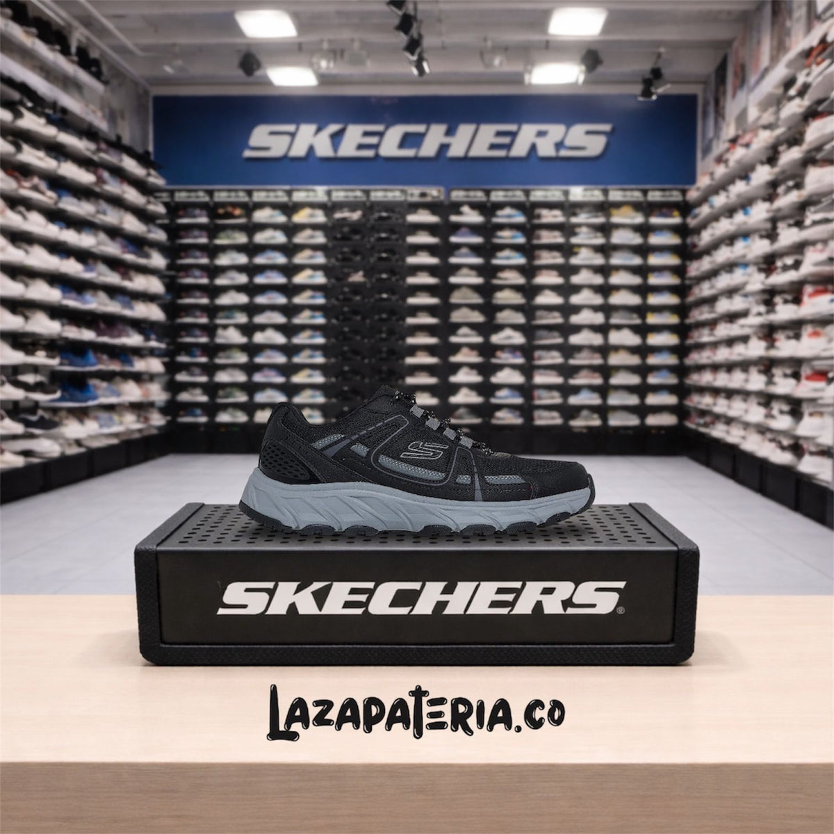 Tenis Skechers Hillcrest 2.0 Negro para hombre