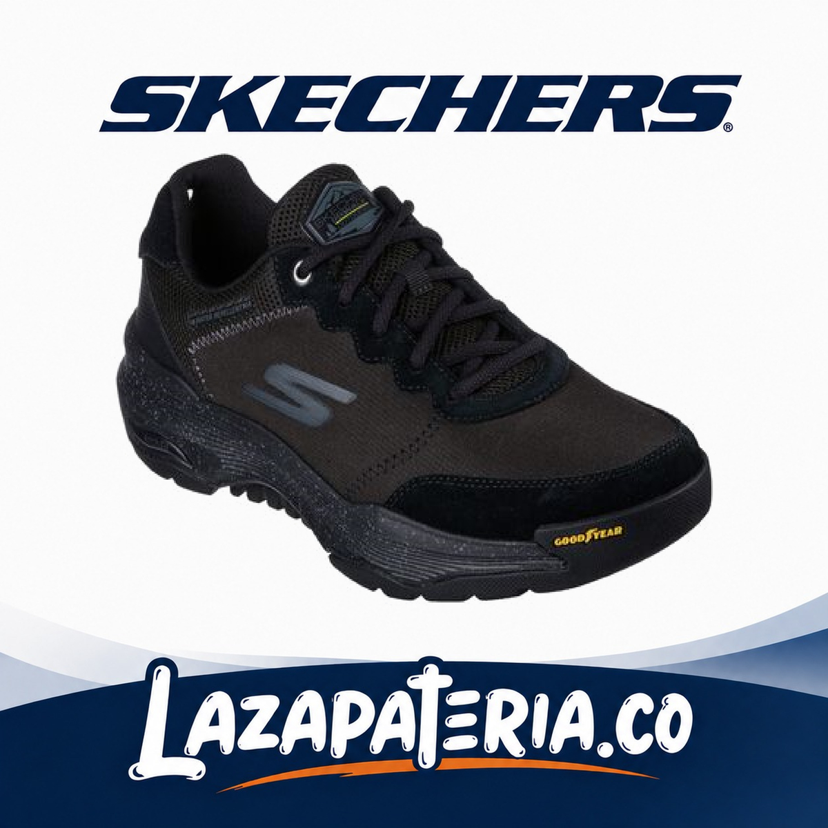 Tenis Skechers GO Walk Arch Fit Negro para hombre