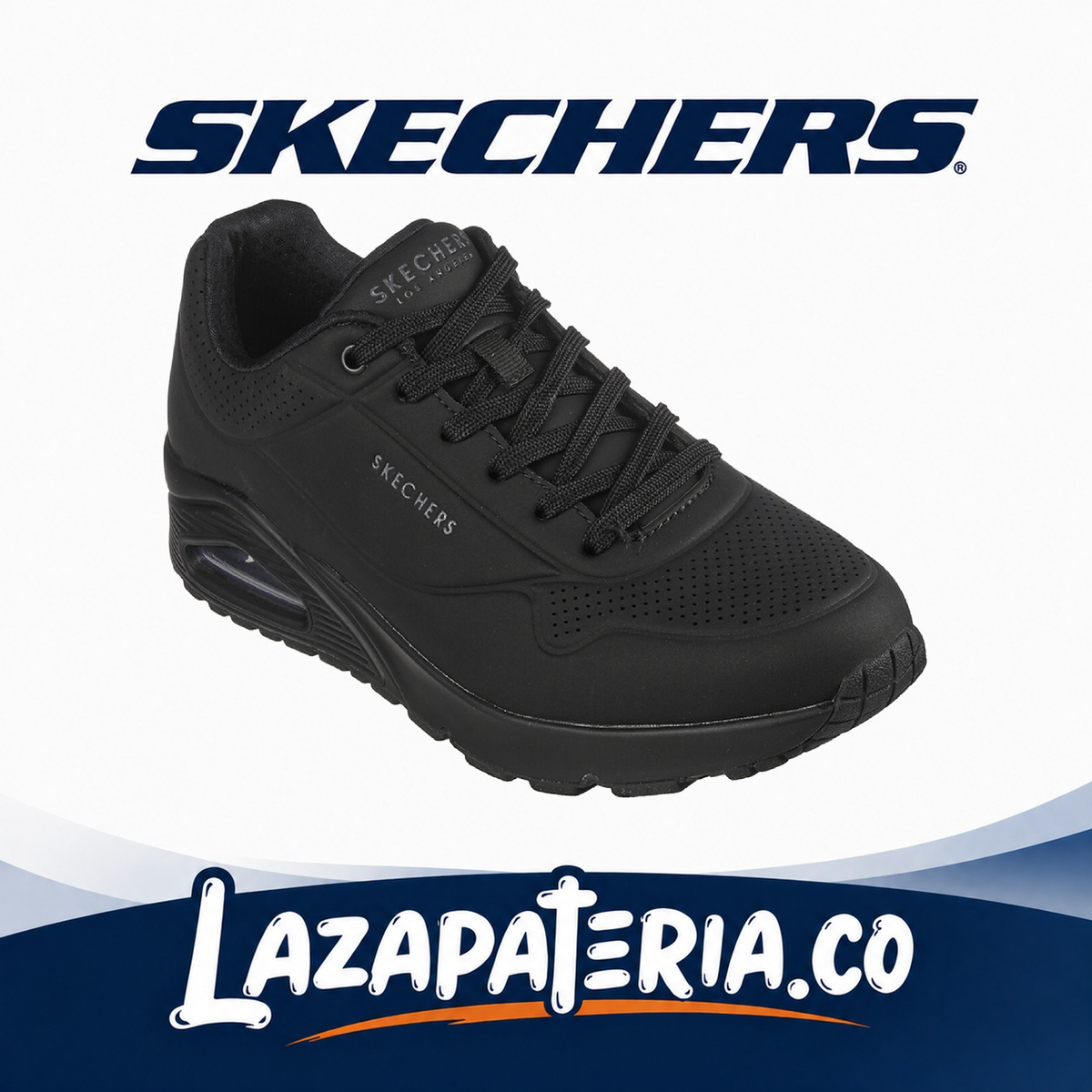 Tenis Skechers UNO Negro para hombre