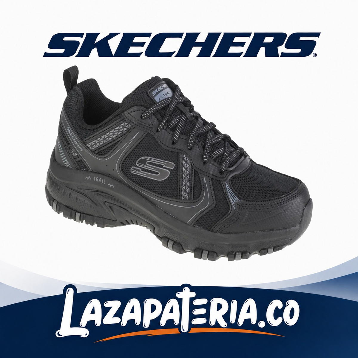 Tenis Skechers Hillcrest Negro para hombre