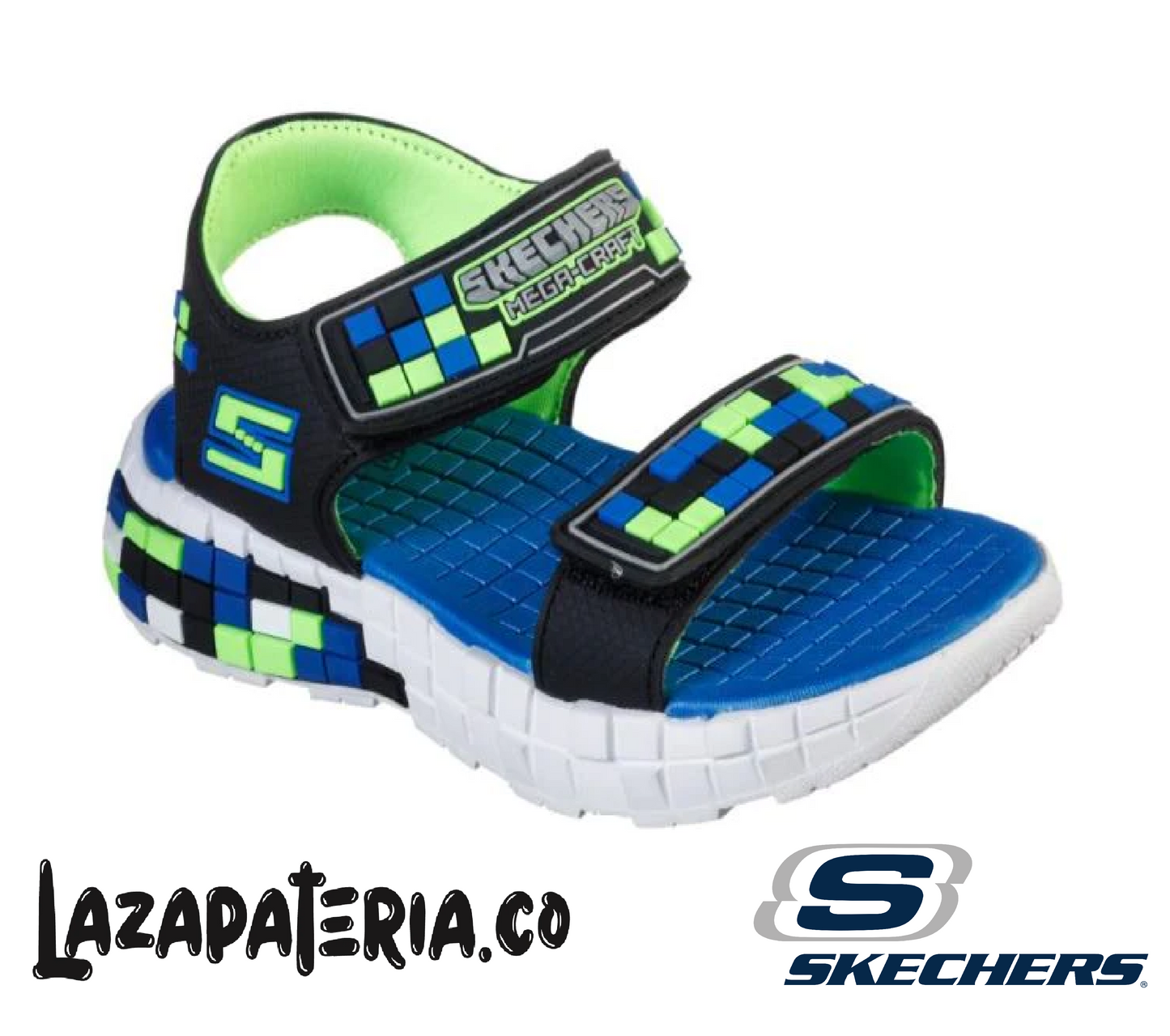 Sandalias Skechers Mega-Craft Azul para niño