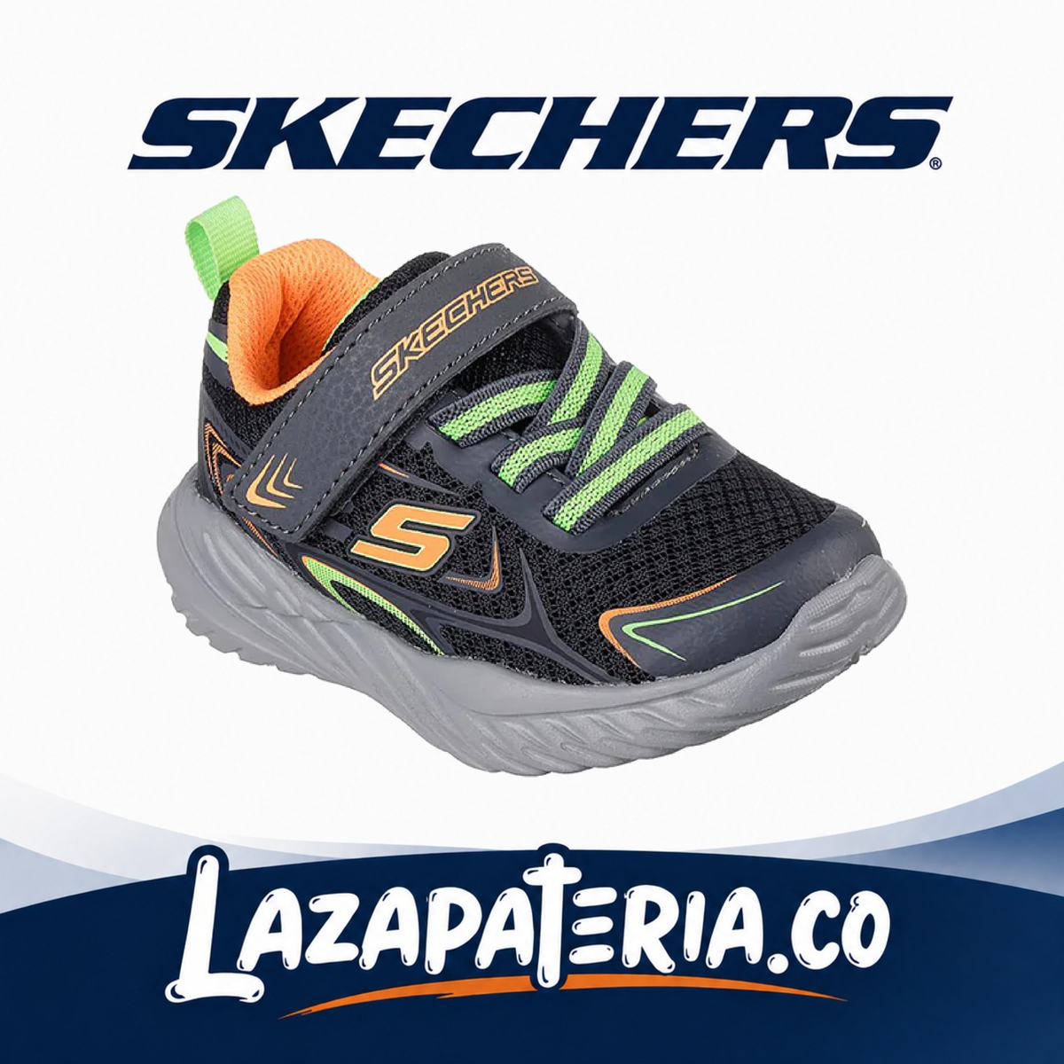 Tenis Skechers Nitro Sprint Beige para bebé