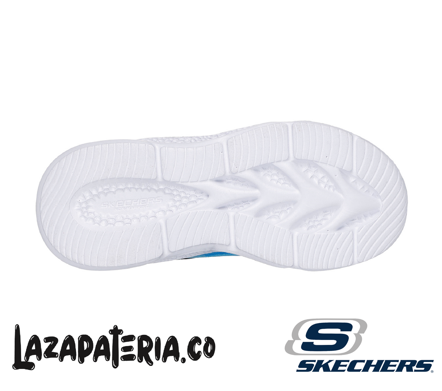 Tenis Skechers Meteor-Lights Negro para niño, vista 4