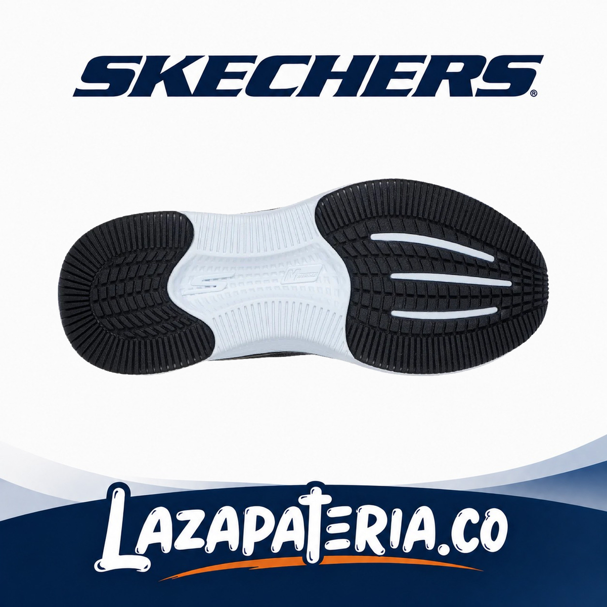Tenis Skechers GOrun Elevate Negro para mujer, vista 4