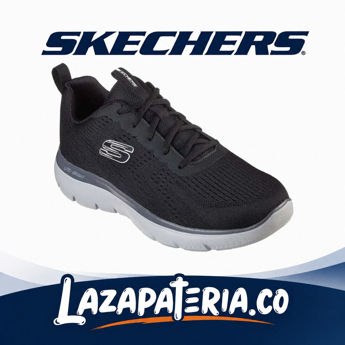 Tenis Skechers Summits Negro para hombre